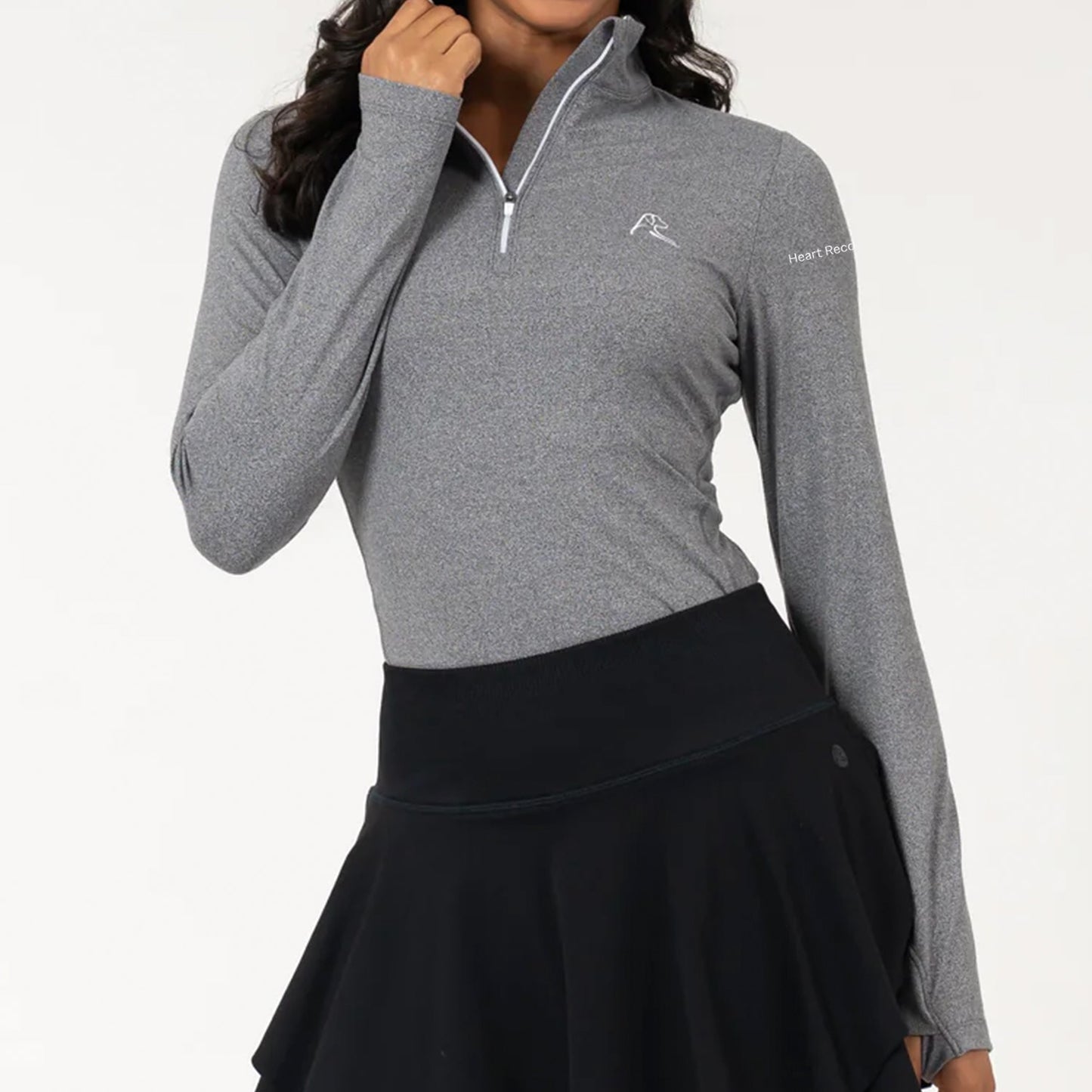 Ladies Rhoback Heather Performance 1/4 Zip