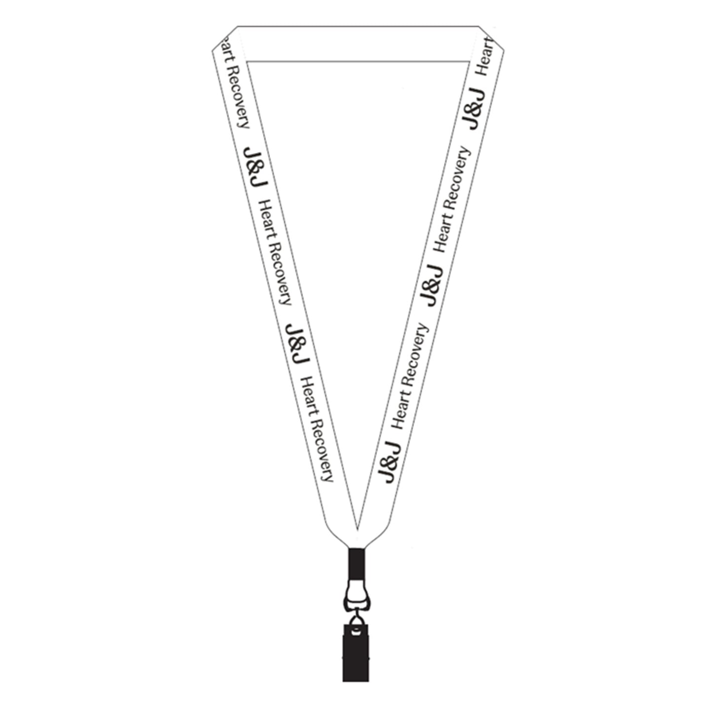 J&J Lanyard White