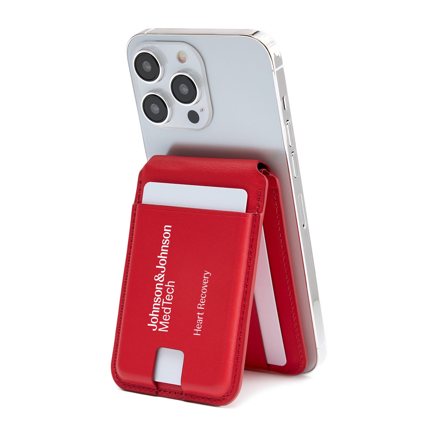 Leather MagSafe Wallet Phone Stand