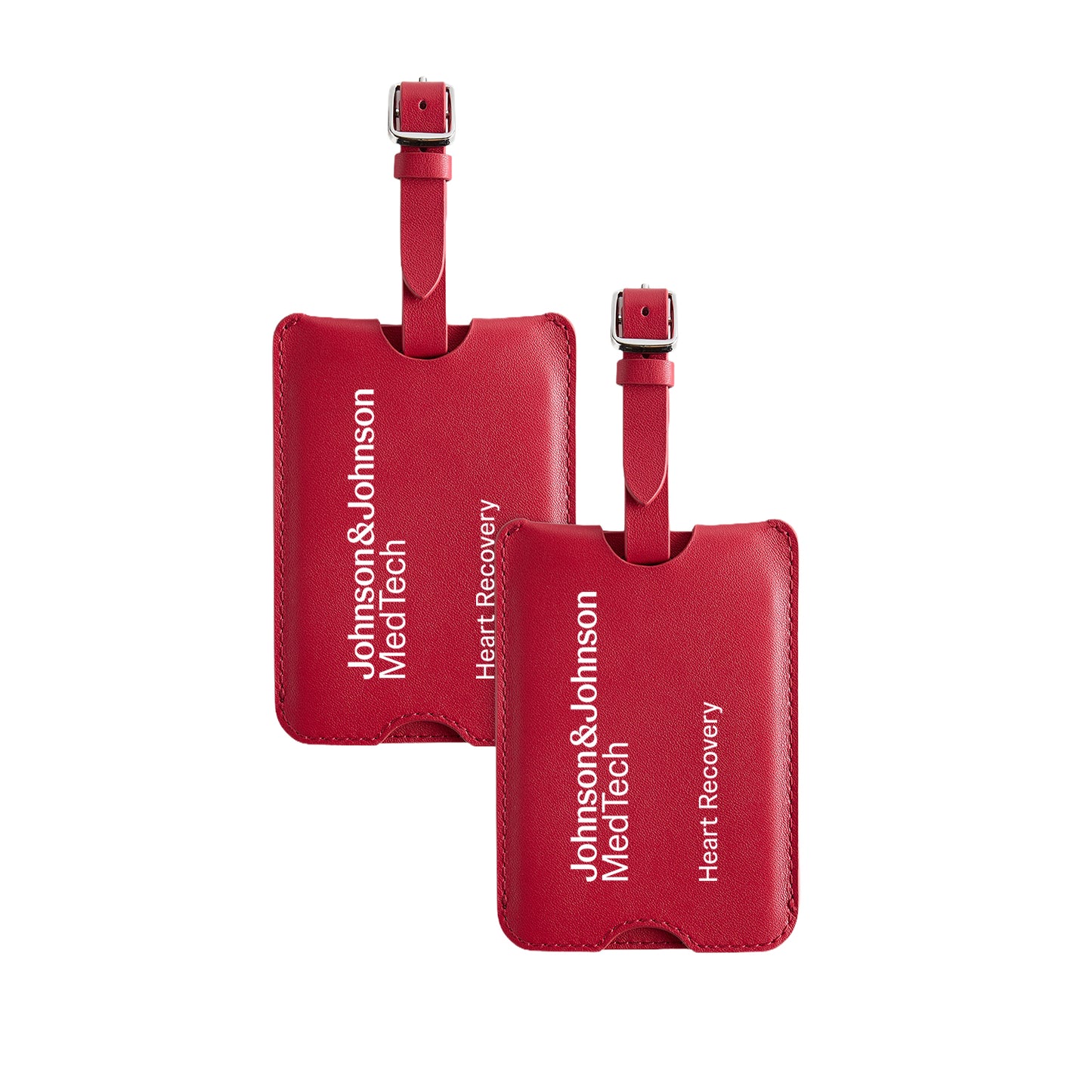 Nappa Leather Luggage Tags - 2 Pack