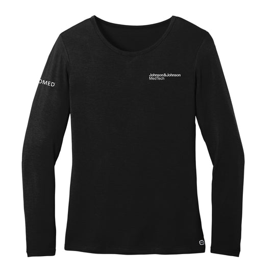 Ladies W.W. Long Sleeve Scrub Under Tee - Black
